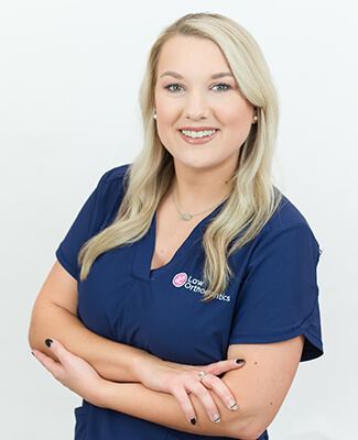 A profile photo of Stephanie Miller, a treatment coordinator at Law Orthodontics